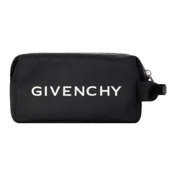 Givenchy G Zip Polyamide Clutch Women's Black