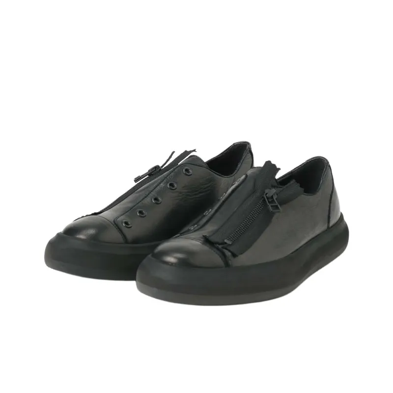 Yohji Yamamoto Low-Top Skateboard Shoes Men's Black-1
