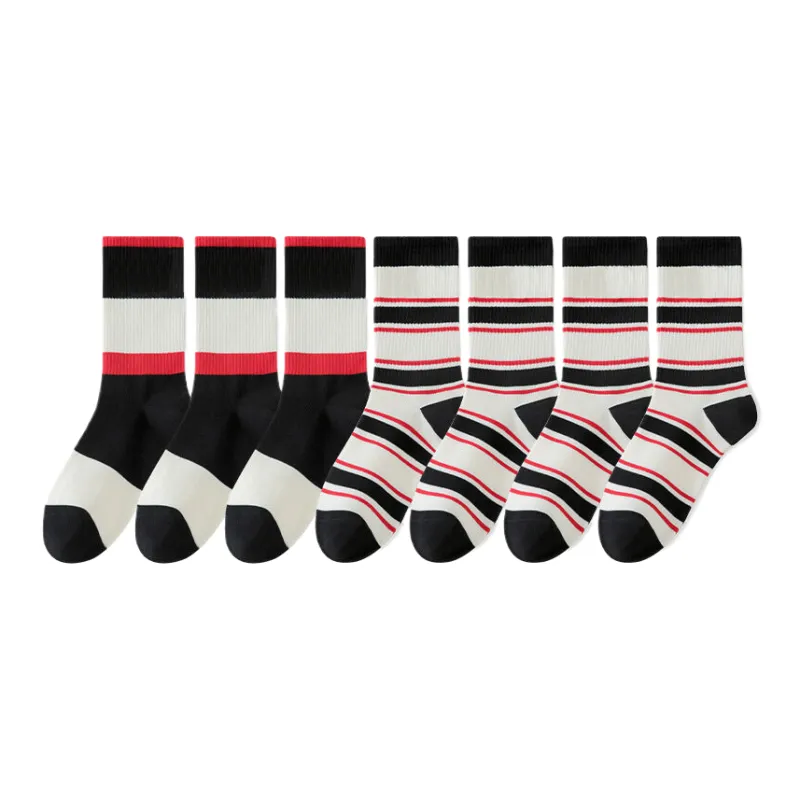 Lan Miao Mid Calf Socks Women's 7 Pack-5
