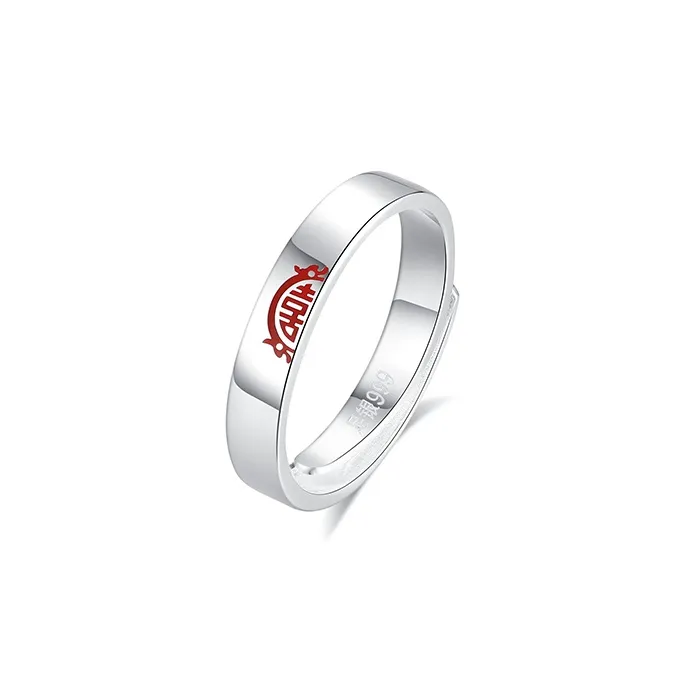 RboySe S999 Fine Silver Rings Unisex-1