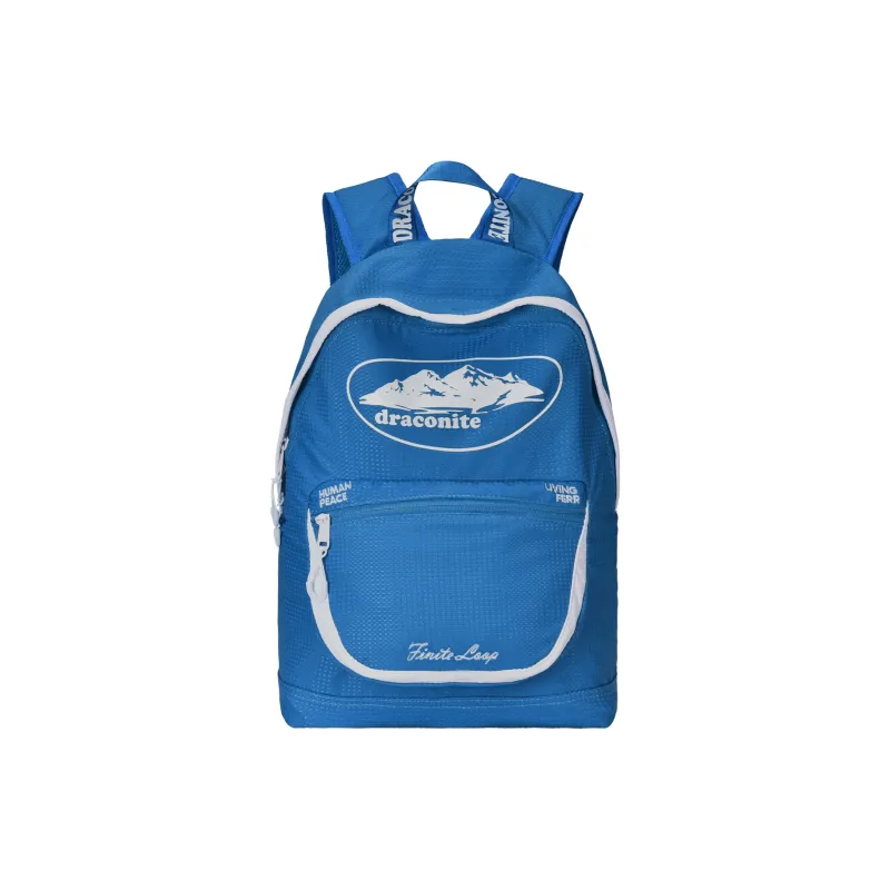 FINITE LOOP Recycled Material Backpack Unisex Blue-0
