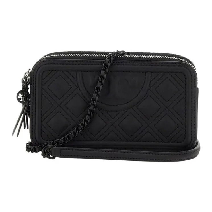 TORY BURCH Leather Crossbody Bag Women's Black-0