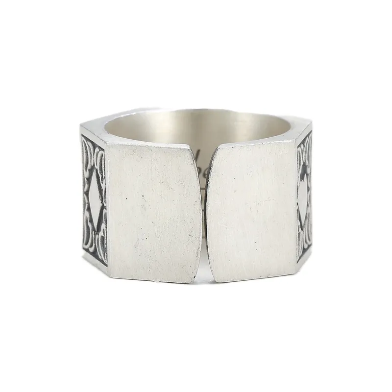 Ruibeila 990 Foot Silver Rings Men's-5