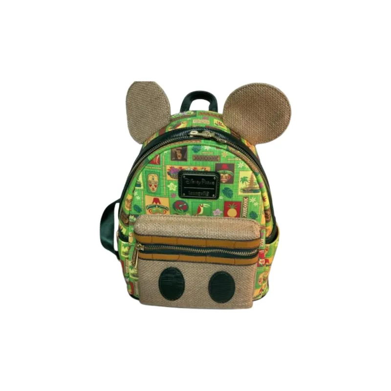 Disney Ethylene Acetate Copolymer EAC With Polypropylene PP Backpack Mini Unisex Dark Green-3