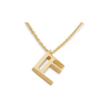 Monica Vinader Alphabet E Polished finish Necklace