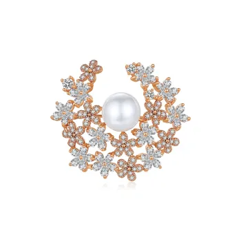 SENDME Eco Friendly Copper Brooches Women's