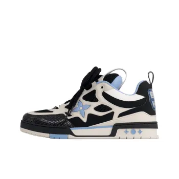 LOUIS VUITTON Skate Low Top Skateboard Shoes Men's Blue