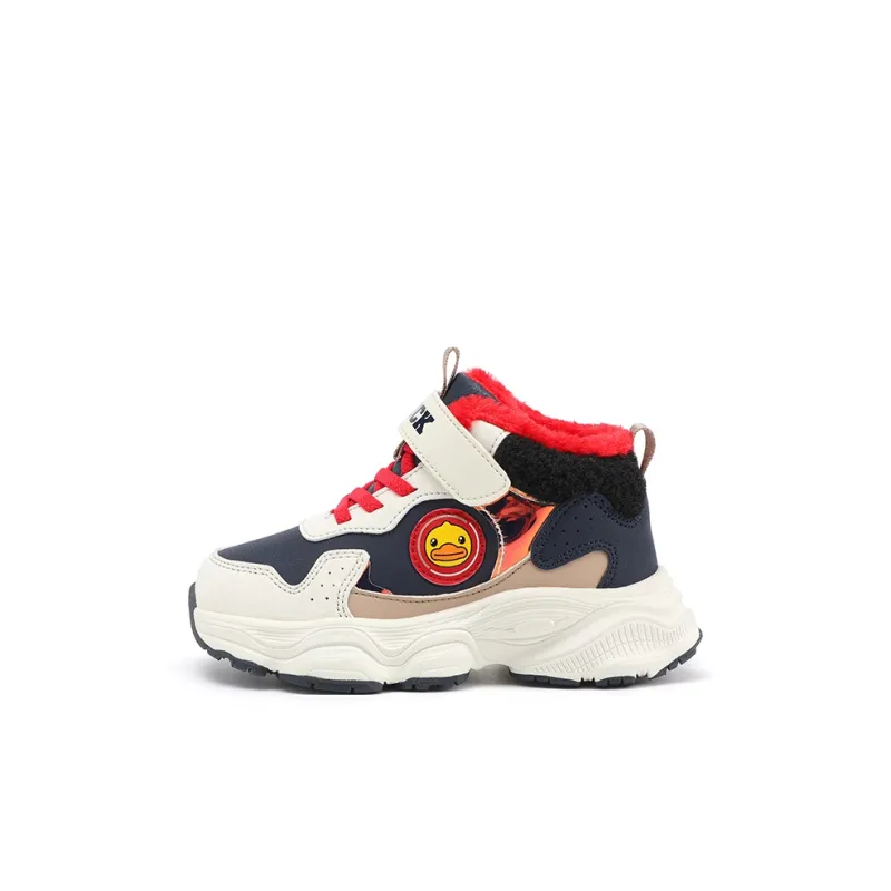 B.Duck Warm High Top Kids Lifestyle Shoes Children Aged 3 7 Years Old-0