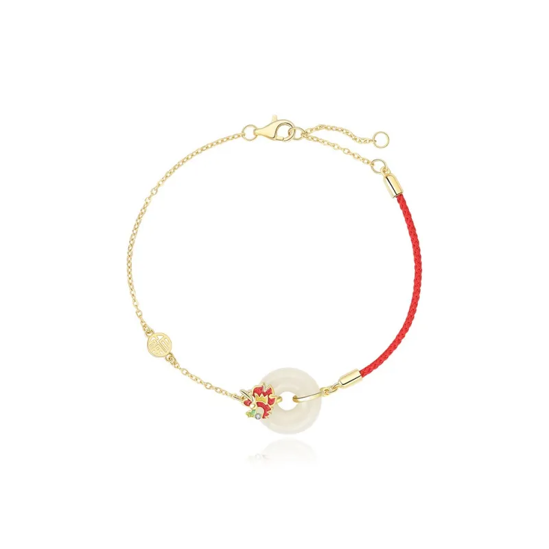 WEITIANXUAN Hetian Jade Bracelets White Jade/Pale Greenish White Jade Unisex-0
