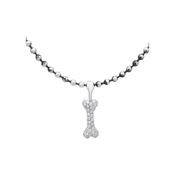 ICEWALD 925 Sterling Silver 18K Gold Plated Diamond Pendants Unisex Silver