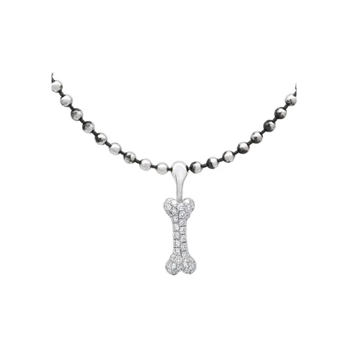 ICEWALD 925 Sterling Silver 18K Gold-Plated Diamond Pendants Unisex Silver