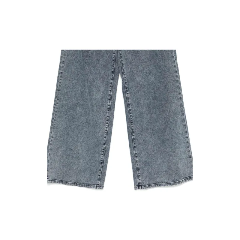 Iceberg Logo Patch Flared Jeans-4