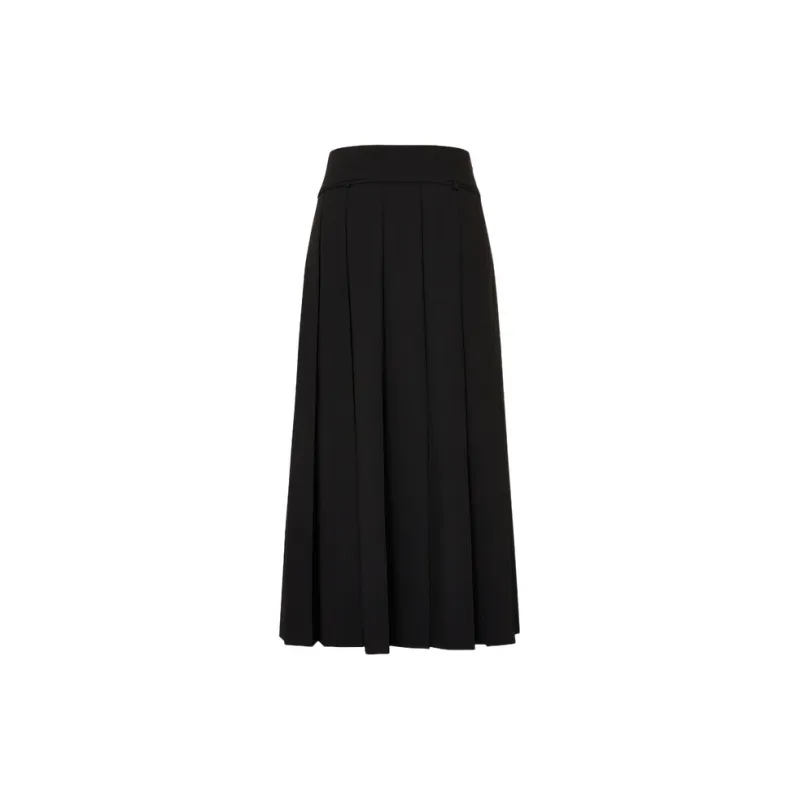 MOCO Casual Long Skirts Women's Black-1