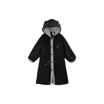 YSO Cool Cat Series Bath Robes Men's Black