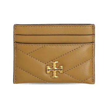 TORY BURCH Kira Sheepskin Card Holder Mini Women's Brown
