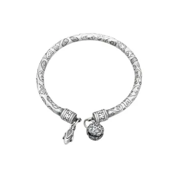 RURA S999 Fine Silver Bangles Women's Silver