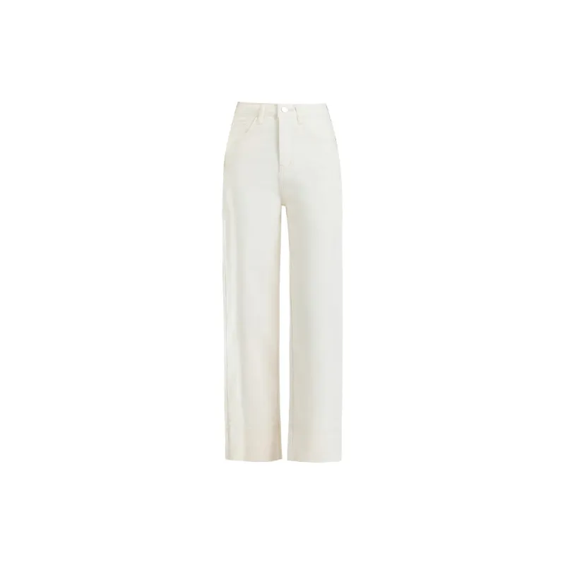 ZAZN Jeans Women's White Ankle Length-1