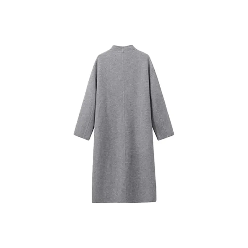 SUNSUNTOWN Coats Women's Gray-1