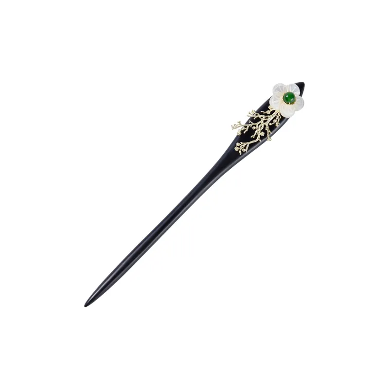 SENDME Ebony Wood Hairpins Women's-0