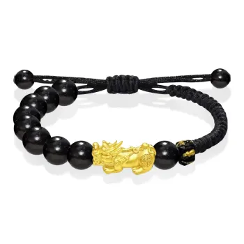 Master Kim Ebony Gold Bracelet Unisex