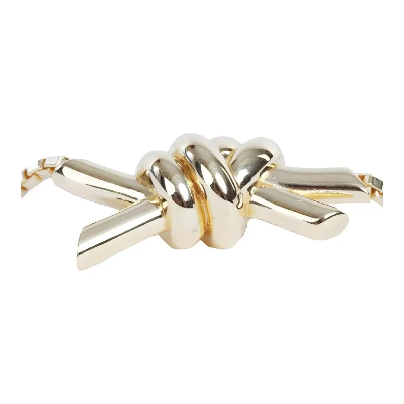 Bottega Veneta Sterling Silver 18K Gold Plated Bracelets Women's Gold-1