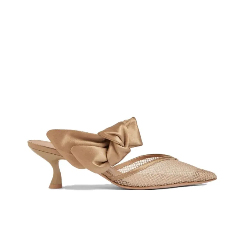 Malone Souliers Marie 45mm Bow Mules-1