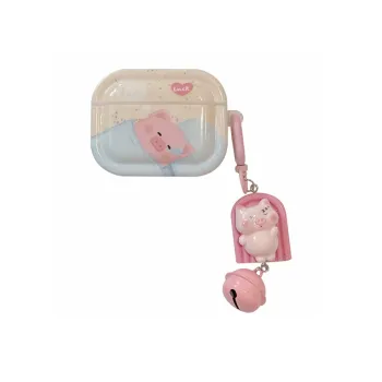 Baohuguang Compatible With AirPods 1/pro/2 TPU Cute Cartoon Extremely Cute Piglet High Visual Appeal Headphone Cases