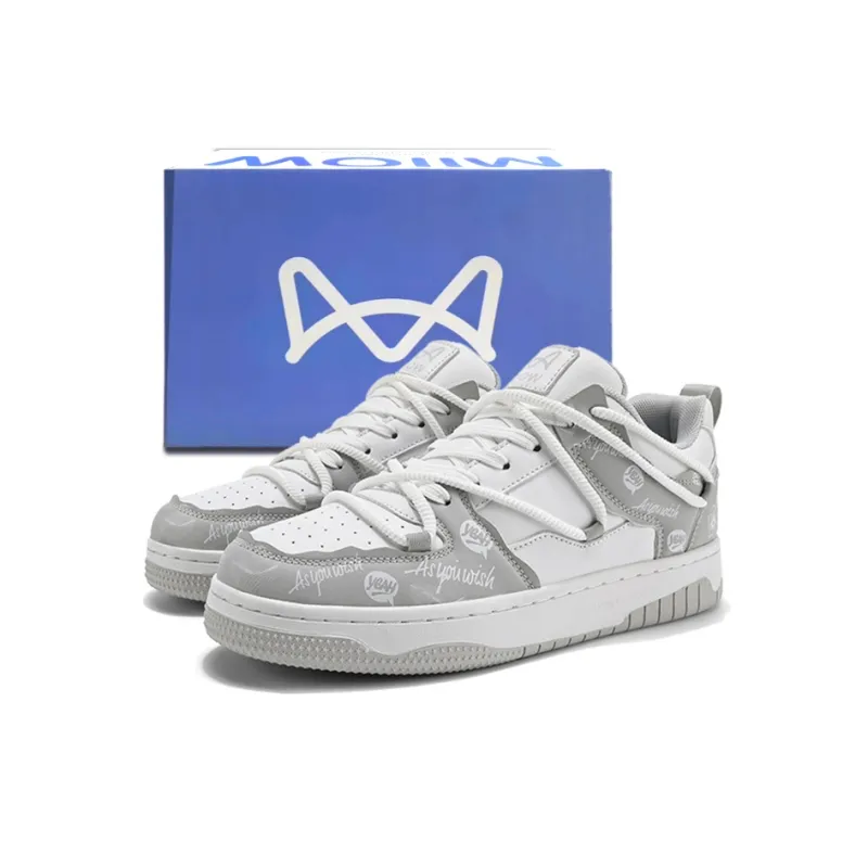 MIIOW Trend Party Series Coverage Anti-Slip And Wear-Resistant Low-Top Skateboard Shoes Unisex-0