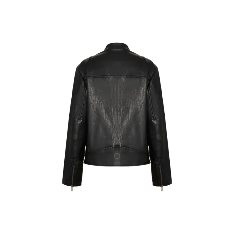 MOCO Leather Jacket Women's Black-1