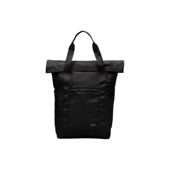 Lululemon Packable Polyester Handbag, Backpack Regular Unisex Black & Traverse Gray