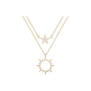 MONI JEWELLERY S925 Silver Fall And Winter Gift Bestie Versatile Necklace Women's