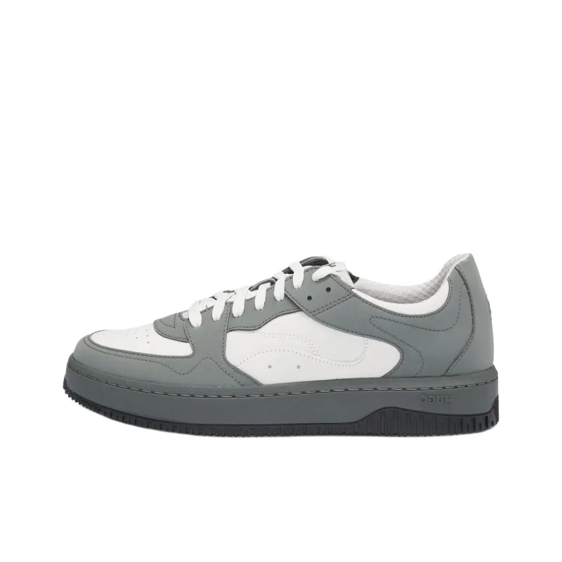 HUGO BOSS Low Top Skateboard Shoes Men's Gray-0