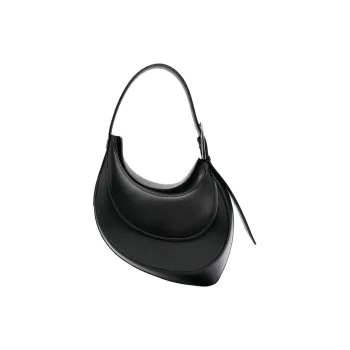 Mugler Calfskin Handbag, Shoulder Bag Small Size Women's Black