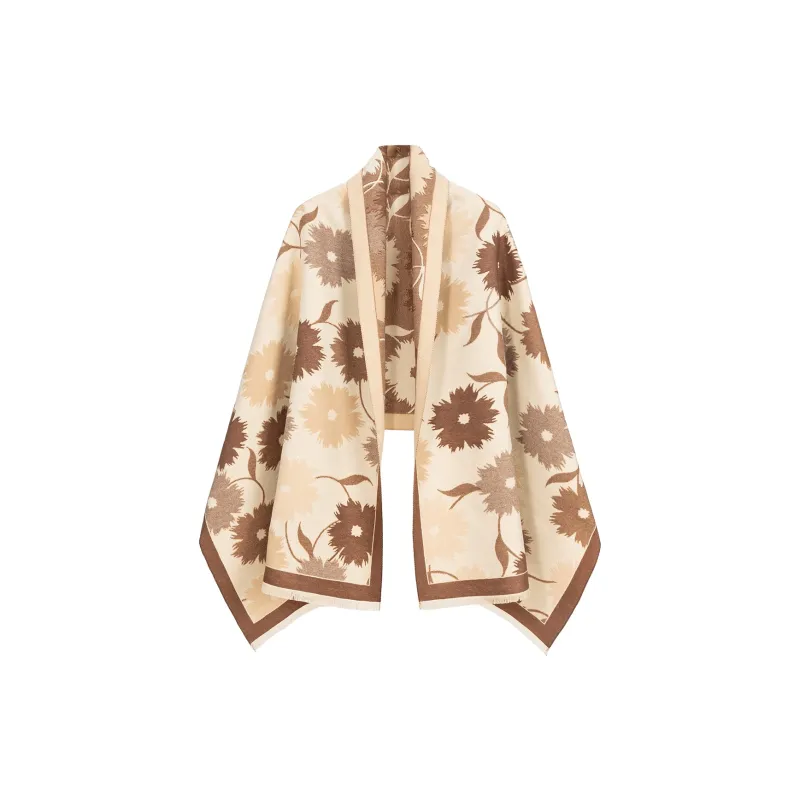Shanghai Story Polyester Knit Scarves Women's-44