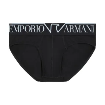 EMPORIO ARMANI Asv Megalogo Organic Cotton Briefs