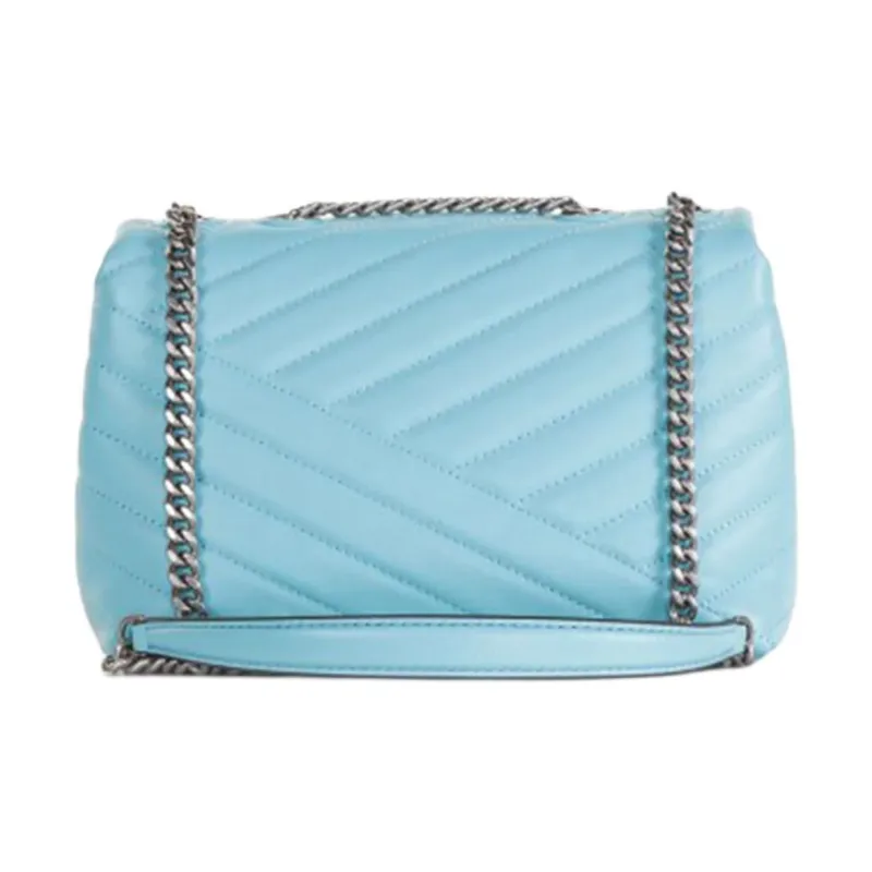 TORY BURCH Kira Leather Crossbody Bag Shoulder Bag Women's Royal Blue-2
