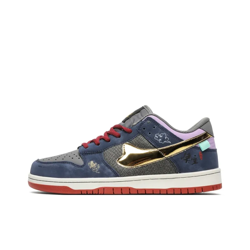 GNVA Low-Top Skateboard Shoes Unisex Enlightenment Blue-0