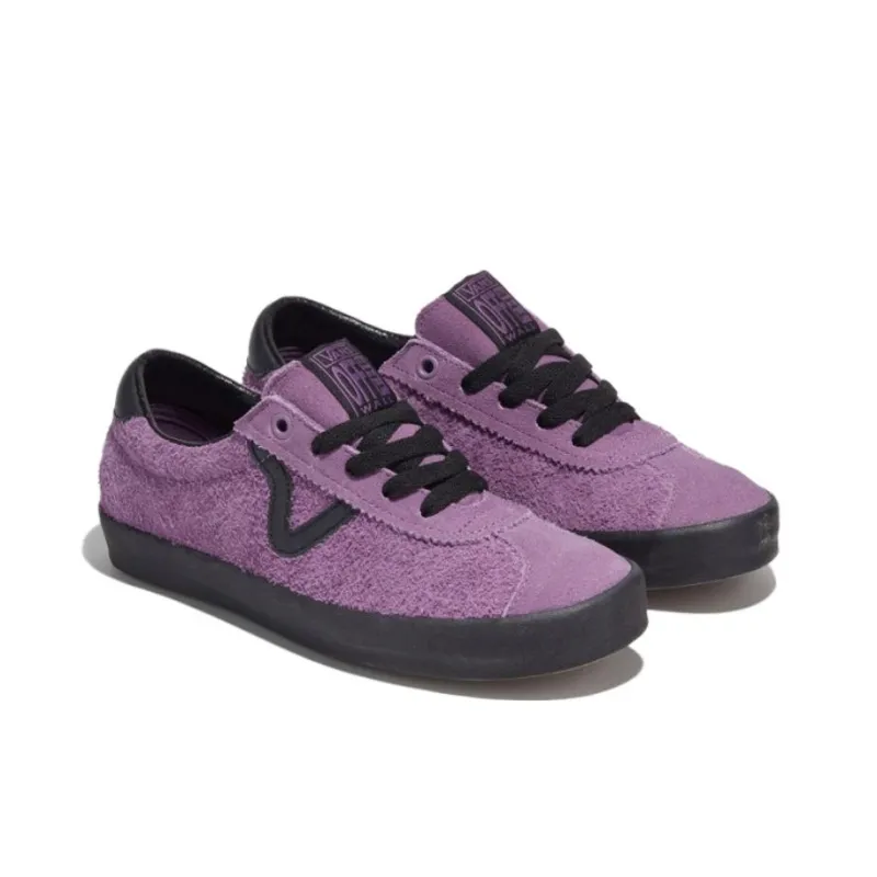 Vans Sports Anti Slip Wear Resistant Low Top Skateboard Shoes Women's Purple-1