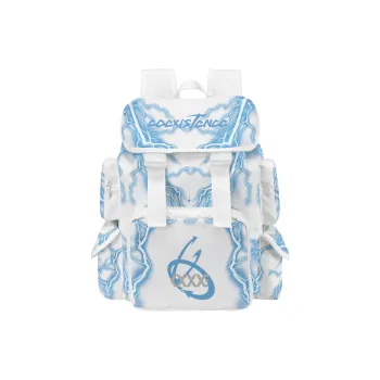COEXISTENCE Polyester Students Backpack Laptop Backpack Regular Unisex White