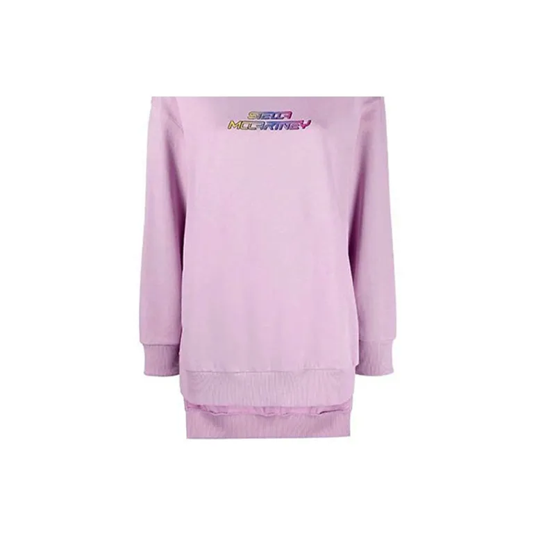 Stella McCartney Logo print Side Slit Sweatshirt-5
