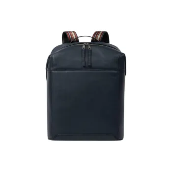 Paul Smith Cow Leather Backpack Men's Dark Blue