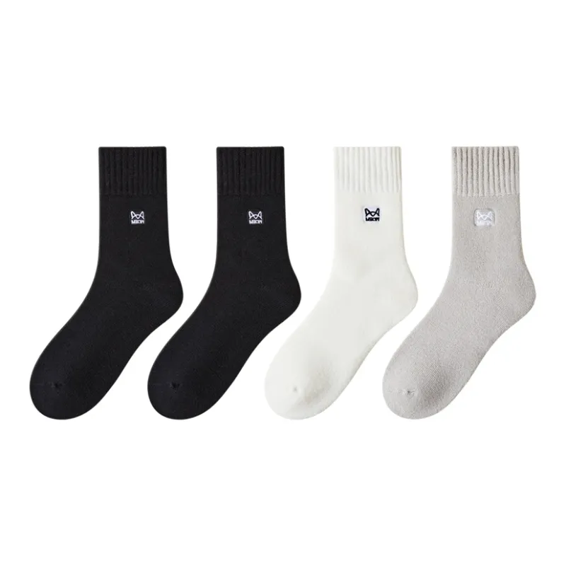 MIIOW Mid Calf Socks Unisex Combo Set-25