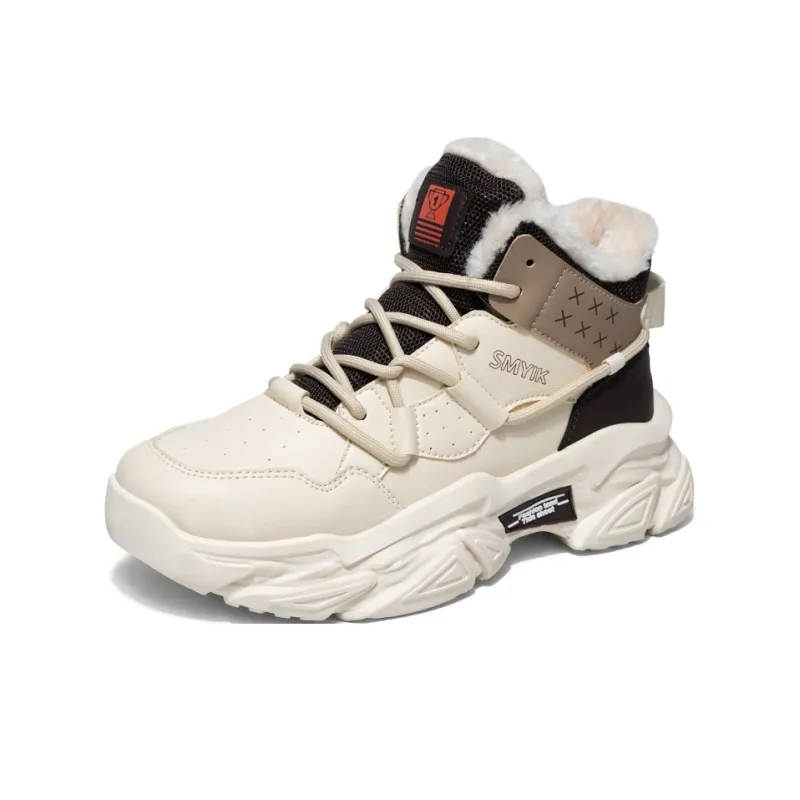 YIVELOVE Slip Resistant, Abrasion Resistant, Height Adjustable, Thermal High Top Chunky Sneakers Men's-13