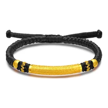 Royal Dragon Mirror Gold Bracelet Unisex