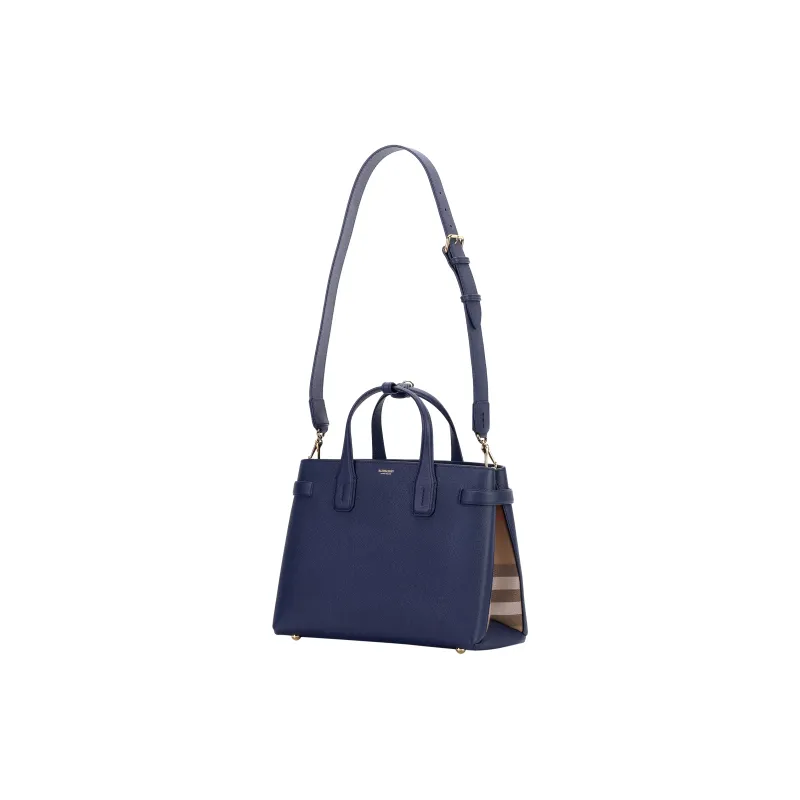 Burberry Cow Leather Crossbody Bag, Shoulder Bag, Handbag Women's Regency Blue-4