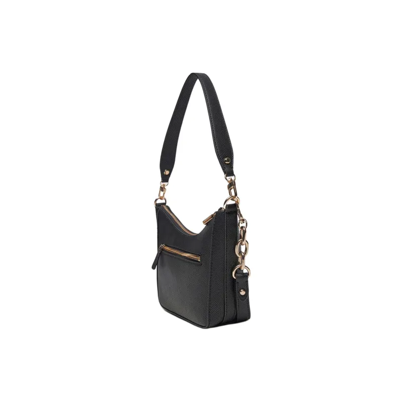 GUESS Polyurethane Portable Crossbody Bag, Shoulder Bag Regular Women's Black-3