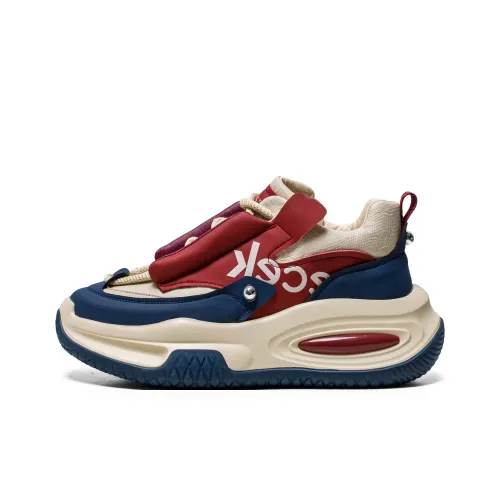 GNVA Cushioning Wear Resistant Low Top Chunky Sneakers Men's