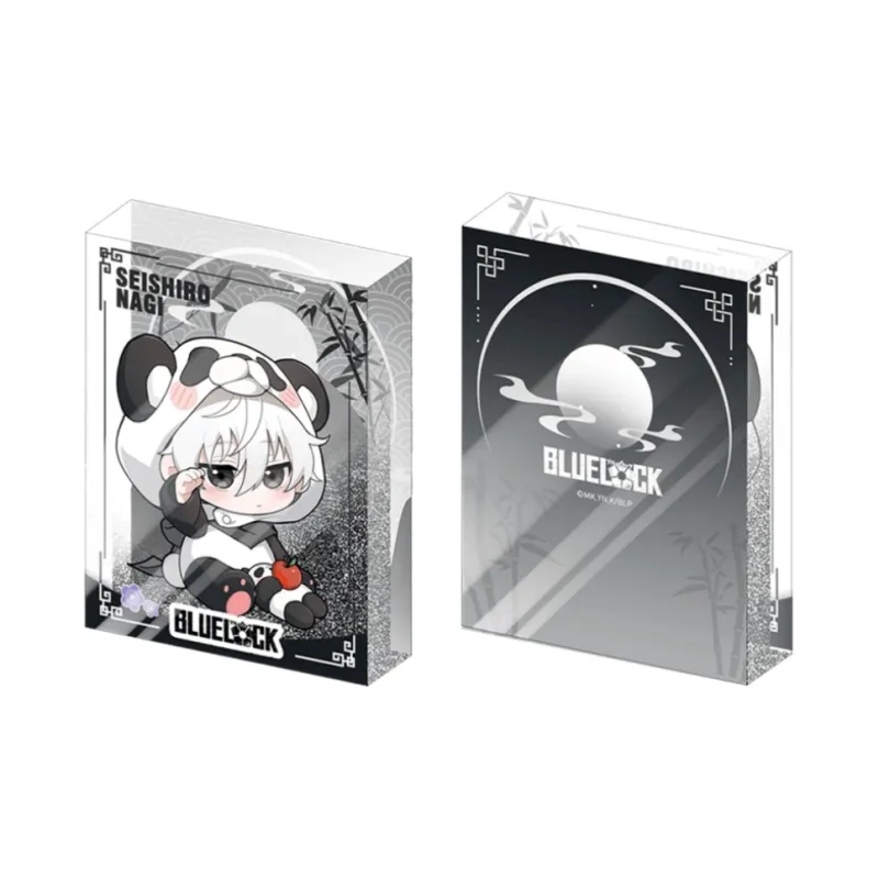 Crooked Melon Production Blue Lock Panda Collection Quicksand Mahjong Cute Merch Ornament Acrylic Stands-5