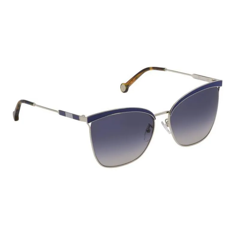 CarolinaHerrera Metal Cat Eye Sunglasses Women's Silver-1
