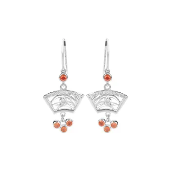 MYSHINE 925 Sterling Silver Earrings Women's